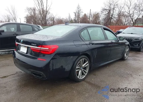 2016 BMW 750I xDrive из США, поврежденный, VIN WBA7F2C5XGG420220